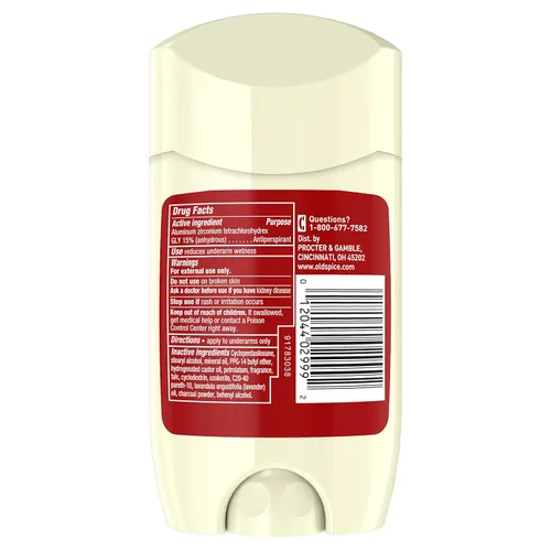Vista 2 de Old Spice Desodorante antitranspirante para hombres, desierto con lavanda, inspirado en la naturaleza, sólido invisible 2.6 onzas (paquete de 12)