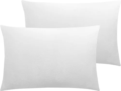 Vista 38 de NTBAY Fundas de almohada de terciopelo con cremallera, paquete de 2 fundas de almohada de viaje de franela de lujo, 13 x 18 pulgadas, color negro