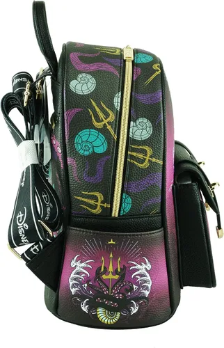 Vista 4 de Wondapop Disney Ursula - Mini mochila de piel vegana de 11 pulgadas