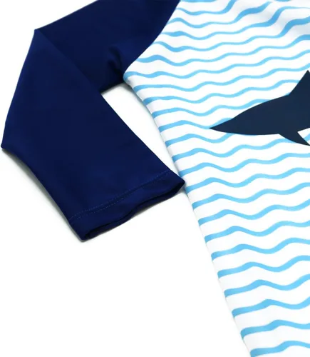 Vista 4 de Trajes de baño de dos piezas para niños, traje de baño de manga larga
