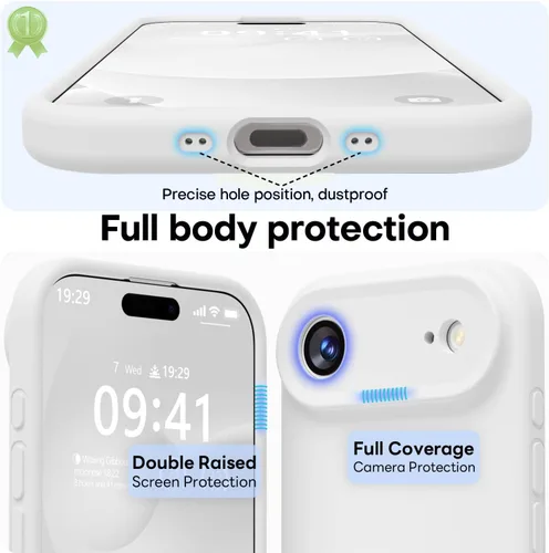 Vista 292 de LOVE 3000 Diseñada para Funda iPhone Air, Silicona Premium [Compatible con Magsafe][Forro de Microfibra Suave Anti-Rayones] Funda Protectora
