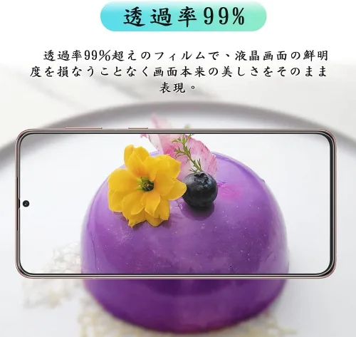 Vista 4 de Película de vidrio para Galaxy S21+ 5G, película Galaxy S21+, autenticación de huellas dactilares, película protectora LCD SCG10 de vidrio templado