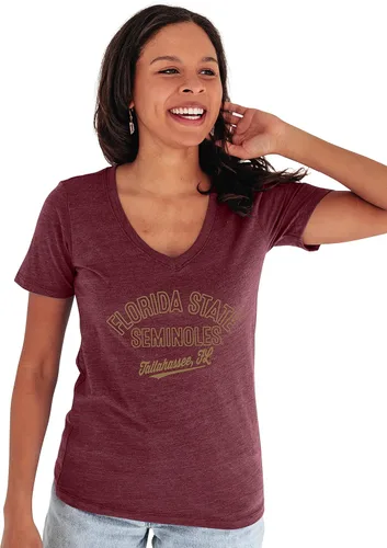 Vista 18 de Blue 84 NCAA - Camiseta de triple mezcla para mujer