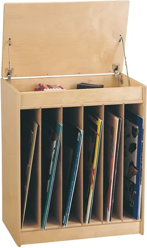 Vista 3 de Jonti-Craft 0543JCMG Big Book - Caballete magnético para escribir y limpiar