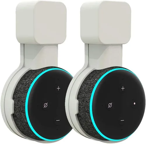 Vista 10 de Soporte de pared para 3ª generación, accesorios que ahorran espacio, gestión de cables integrada para altavoces inteligentes Dot (3ª generación)