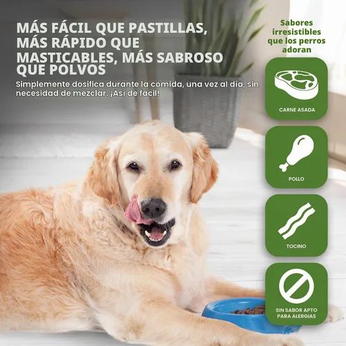Vista 6 de LIQUID-VET Fórmula K9 para cadera y articulaciones, sabor a tocino, 16 onzas