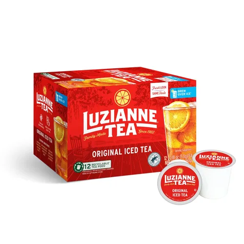Vista 8 de Luzianne Cápsulas individuales de té helado dulce, caja de 12 unidades (paquete de 1)