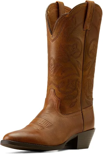 Vista 3 de ARIAT R.e.a.l. - Jeans elásticos de tiro medio para mujer Álamo Marrón/Gris Piedra