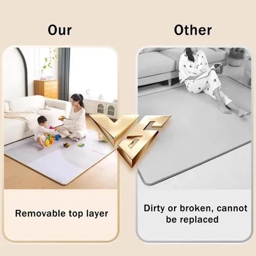 Vista 4 de JKGHK Leather Heated Floor Carpet, Infrared Floor Heater Mat, Portable Heated Area Rug with Adjustable Thermostat, Fast Heating Floor Heating System