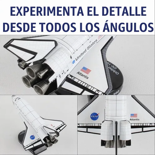 Vista 9 de Daron Worldwide Trading PS5823-1 Sello de transbordador espacial Orbiter Atlantis, Blanco
