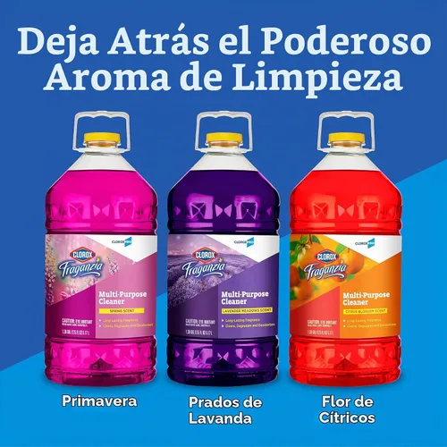 Vista 9 de Limpiador Multiusos Fraganzia, CloroxPro, Aroma de Flor de Cítricos, 175 Fl Oz