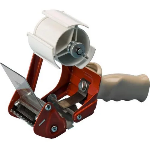 Vista 2 de Tach-It, EX3 despachador resistente de cinta adhesiva de 3" de ancho, Rojo, 1