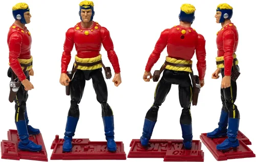 Vista 5 de Boss Fight Studio Hero H.A.C.K.S. Flash Gordon - Figura de acción de cómic – Figura coleccionable altamente articulada y accesorios que incluyen