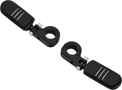 Vista 11 de Green-L Estriberas universales para motocicleta de 1 1/4 pulgadas con abrazadera P para Harley Sportster Softail Dyna Touring Road King Street Glide