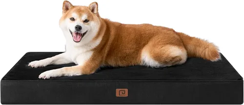 Vista 11 de EHEYCIGA Cama ortopédica de espuma viscoelástica para perros de 30 x 20 pulgadas, cama impermeable para mascotas para perros medianos, alfombrilla