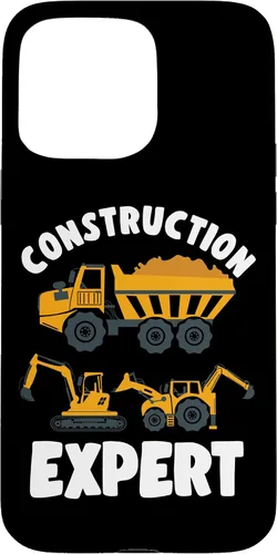 Vista 30 de iPhone 13 Pro Max Truck Construction Expert Excavator Digger para niño pequeño caso