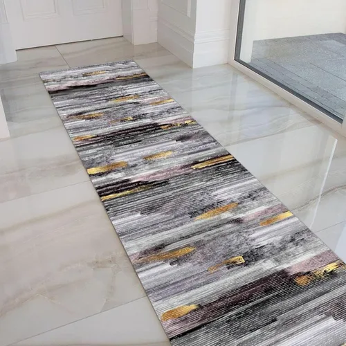 Vista 3 de Alfombra moderna para pasillo – Pasillo – Pasillo Pasillo Escaleras Alfombra antideslizante Alfombra de pasillo 3.3 ft/4.9 ft/6.6 ft/8.2 ft/9.8
