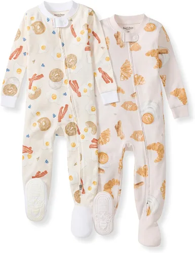 Vista 51 de Burt's Bees Baby - Pijamas para bebés y niñas, con cremallera frontal, con pies cerrados antideslizante, 100 % algodón orgánico Guitarra acústica.