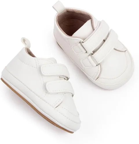 Vista 6 de Zapatos para bebés y niñas, suela antideslizante suave, para recién nacidos, para primeros pasos, de lona, de mezclilla, unisex, para bebés