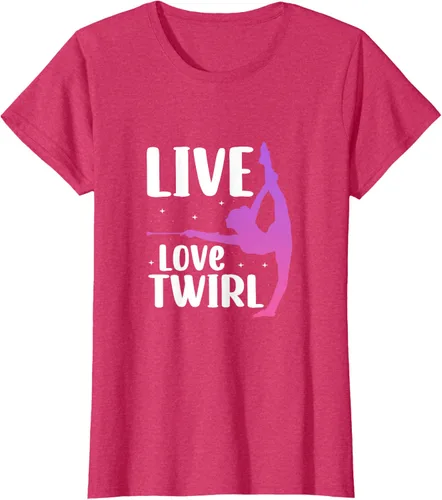 Vista 7 de Camiseta Twirl Baton Twirling Twirler Majorettes, Negro