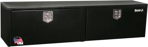 Vista 28 de Buyers Products 1703349 - Caja de acero negro para debajo de la carrocería con pestillo de mango en T, 14 x 12 x 18 pulgadas, caja de herramientas