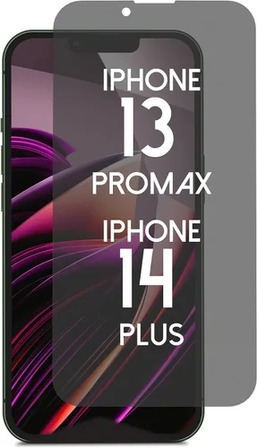 Vista 8 de Protector de pantalla de privacidad para iPhone 13 Mini, bloqueo de luz azul, vidrio templado de privacidad de 5.4 pulgadas con kit de herramientas