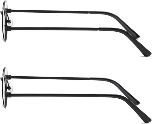 Vista 3 de kimorn Gafas de sol pequeñas redondas marco de metal ovaladas colores caramelo Unisex gafas de sol K0577