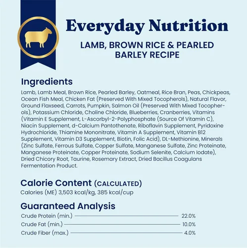 Vista 9 de Solid Gold, Hund-N-Flocken, alimento seco para perros con cordero, arroz y aceite de pescado Omega 3 para perros, probióticos, 24 libras Alimento