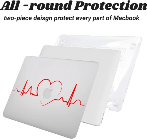 Vista 148 de Funda rígida compatible con MacBook Pro de 13 pulgadas 2012 2011 2010 2009 2008 versión A1278 con CD-ROM, funda de plástico para laptop cubierta