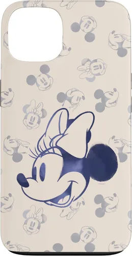 Vista 7 de Funda clásica retro vintage para iPhone 16 Disney Minnie y Mickey Mouse Heads