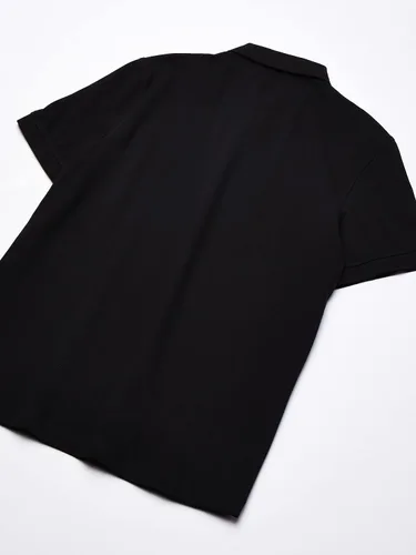 Vista 4 de Nautica Polo piqué de algodón elástico sólido para hombre