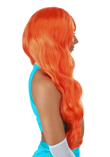 Vista 4 de Peluca de Disfraz Winx Club Bloom para Mujer Multicolor