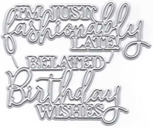 Vista 7 de DzIxY Nice Blessing Word - Troqueles de corte de metal para hacer tarjetas, troquelados, troquelados, plantillas de máquina de álbumes de recortes