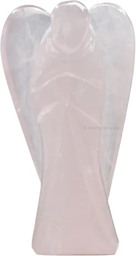 Vista 16 de Figuras de ángel guardián de cristal de aventurina verde (oscuro) para piedra natal curativa, estatua decorativa (ángel de bolsillo tallado a mano)