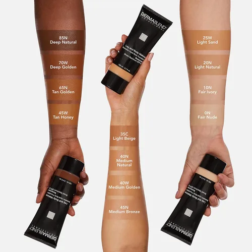Vista 4 de Dermablend Leg and Body Makeup Foundation with SPF 25