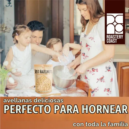 Vista 9 de Roastery Coast Avellanas tostadas secas 3 libras Sin sal Filberts Blanqueadas Sin piel Kosher Certificado sin gluten Sin OMG Paleo