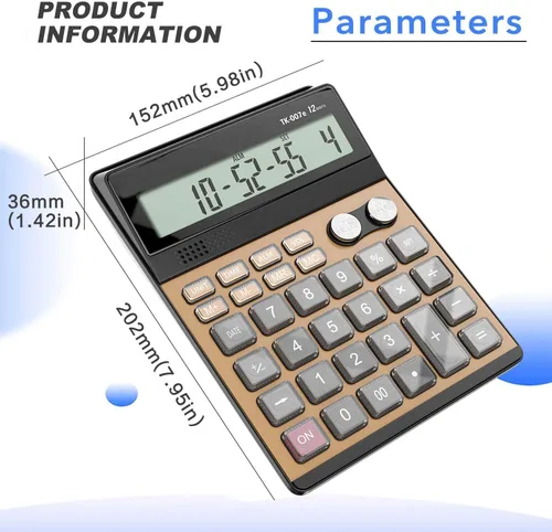 Vista 6 de Calculadora electrónica,Calculadoras de voz (color aleatorio)
