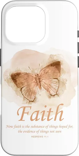 Vista 20 de Faith Bible Verse: Women’s Christian Hebrews 11:1 Quote Case for iPhone 17