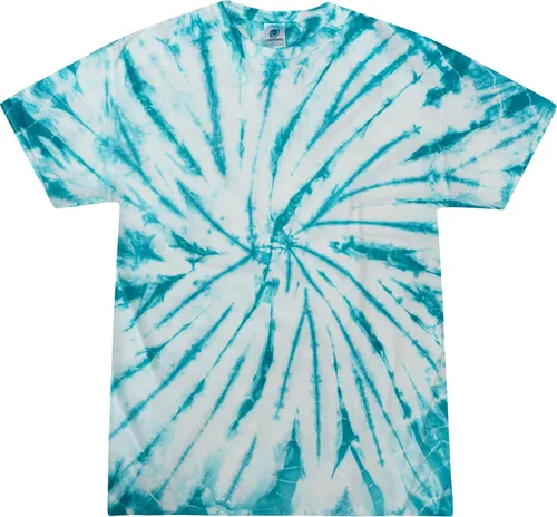 Vista 41 de Colortone Camisetas de teñido anudado de araña para hombres y mujeres, camisetas unisex de manga corta con teñido anudado para adultos Blaze
