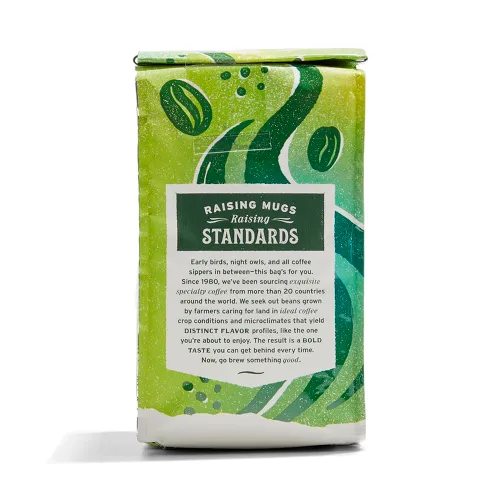 Vista 2 de Whole Foods Market, Café molido orgánico, tostado francés oscuro, ahumado y dulce, suave y cremoso, 12 onzas