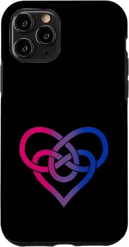 Vista 10 de Funda LGBTQ bisexual para iPhone 15 con corazón irlandés sutil del día de San Patricio