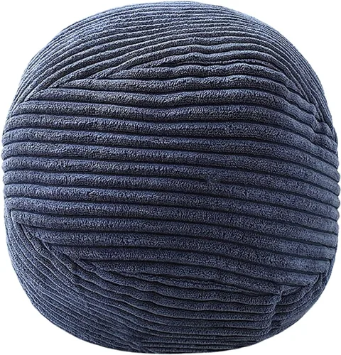 Vista 7 de Almohada de estilo nórdico suave con forma geométrica. Almohada de flores, almohadas de nube. La almohada. Cojín, cojín. Pelota, Marrón