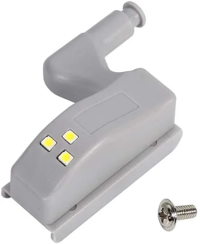 Vista 2 de Fdit 10 Uds. Blanco Cálido/Frío Universal Armario Bisagra Luz