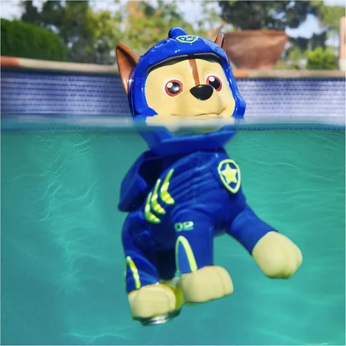 Vista 6 de SwimWays Figuras flotantes de la Patrulla Canina y Marshall, accesorios de piscina y juguetes de piscina para niños, juguetes de la Patrulla Canina