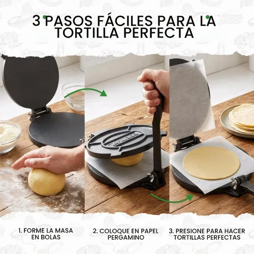 Vista 6 de Tortillada - Prensa de tortilla con libro electrónico con 50 recetas
