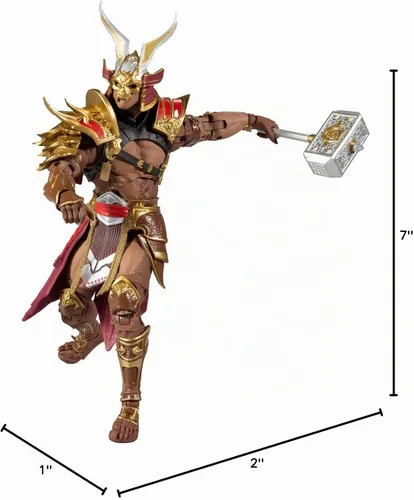 Vista 6 de McFarlane Toys Mortal Kombat Shao Khan - Figura de acción (7 pulgadas)