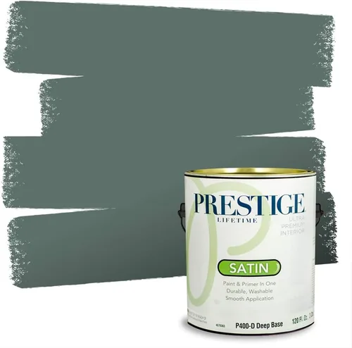 Vista 84 de Prestige Paints - 2 en 1, pintura base y pintura de exterior, E100-N-SW6988