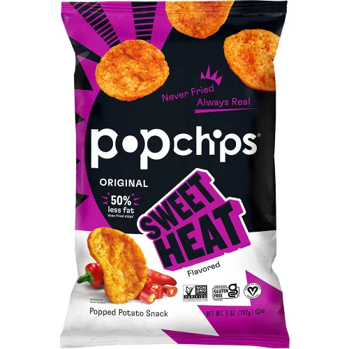 Vista 26 de Popchips Paquete variado de papas fritas, porciones individuales de 0.8 onzas (paquete de 24), 4 sabores: 8 sal marina, 8 barbacoa, 4 crema agria