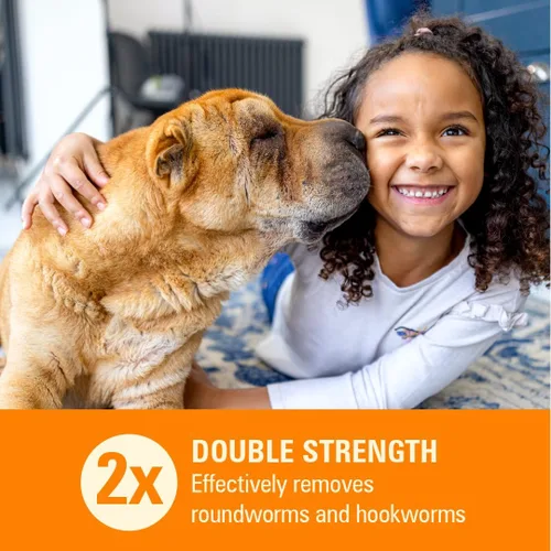 Vista 3 de SENTRY HC WormX DS (pamoato de pirantel) antihelmíntico canino para perros, 2 oz Ideal for Dogs up to 120 lbs; Precise Weight-Based Dosing