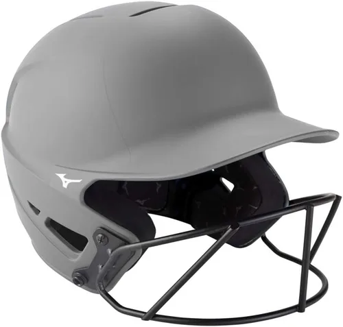 Vista 24 de Mizuno Casco de bateo de sóftbol F6 Fastpitch para adultos con máscara